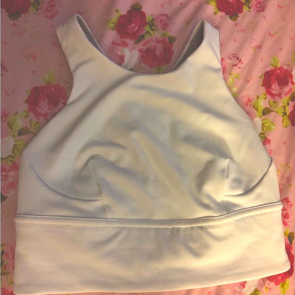 Lululemon Athletica White Sports Bra size 4